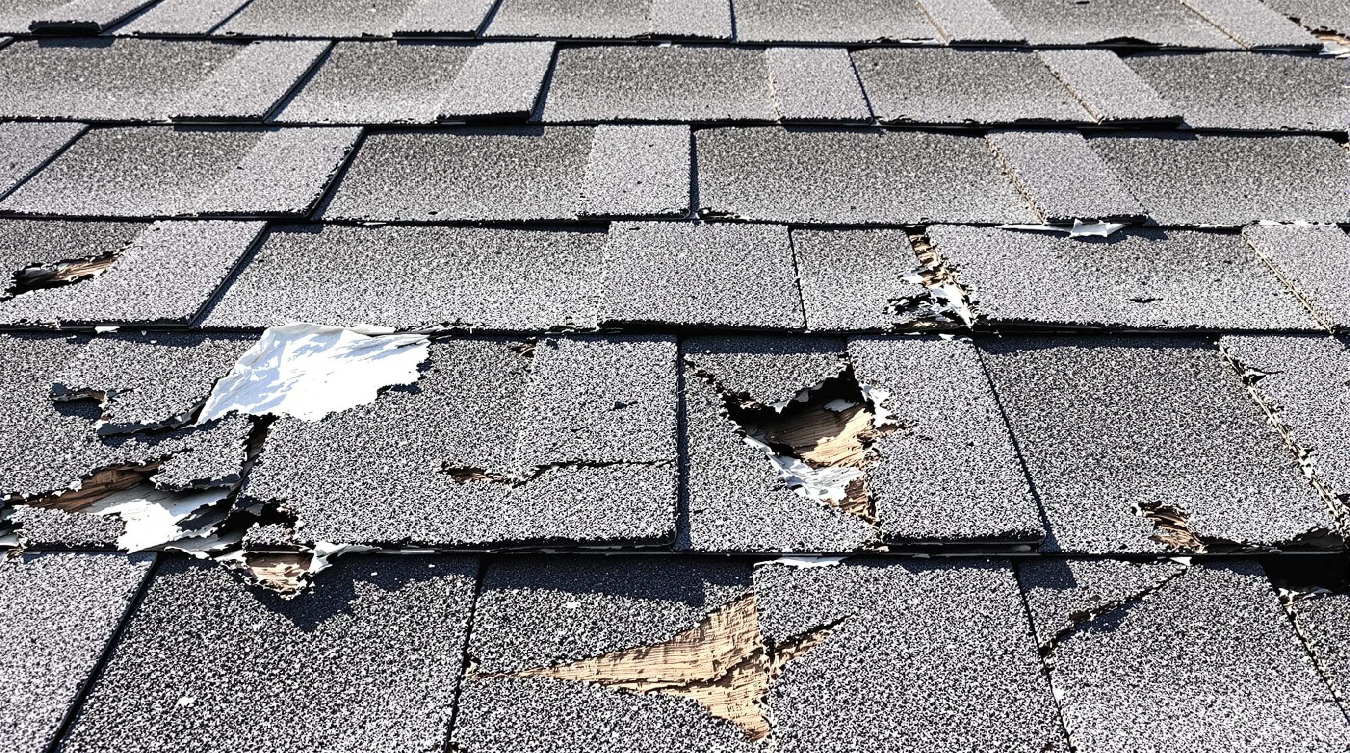 Before: Storm Damage Full Replacement